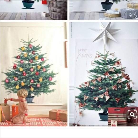 Ikea VINTER 2014 Christmas Tree fabric panel - Picture 1 of 5